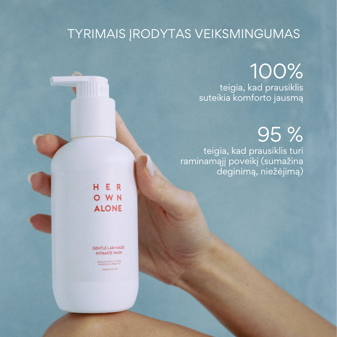 Švelnus intymios higienos prausiklis