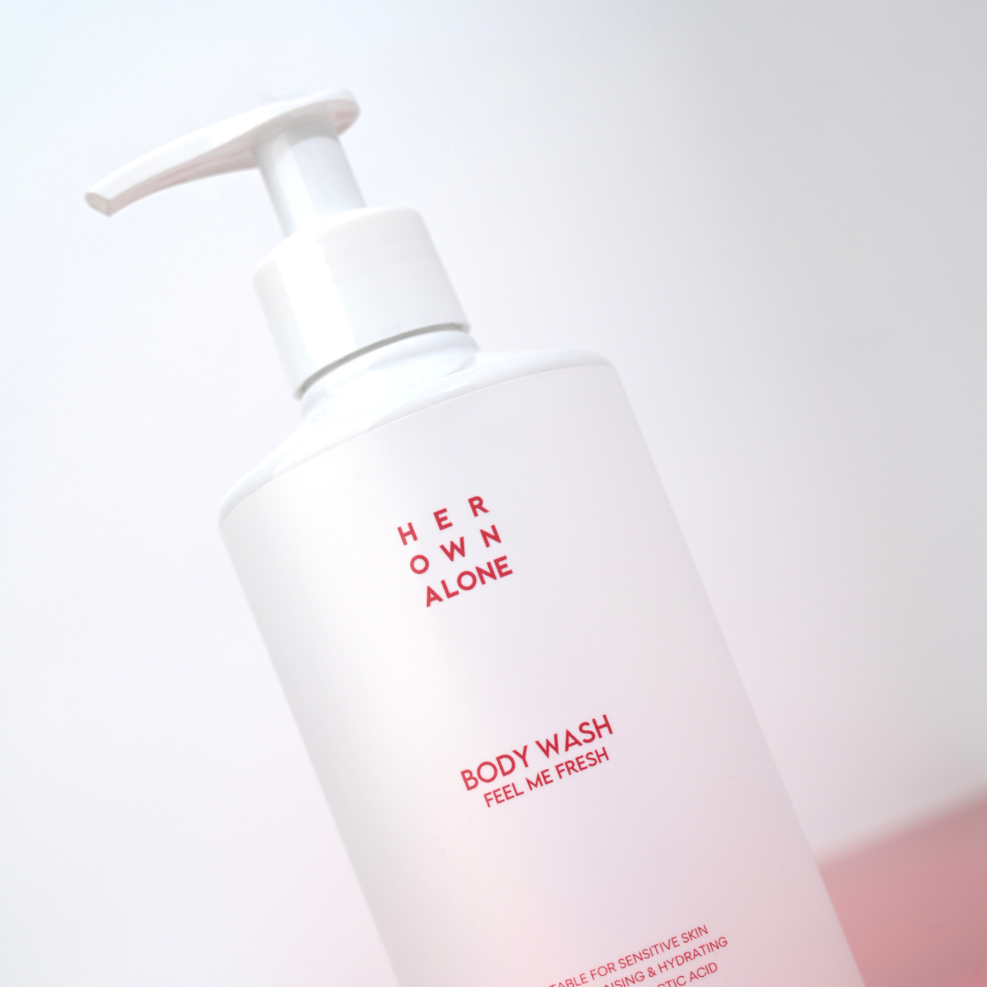 Kūno prausiklis su pieno rūgštimi